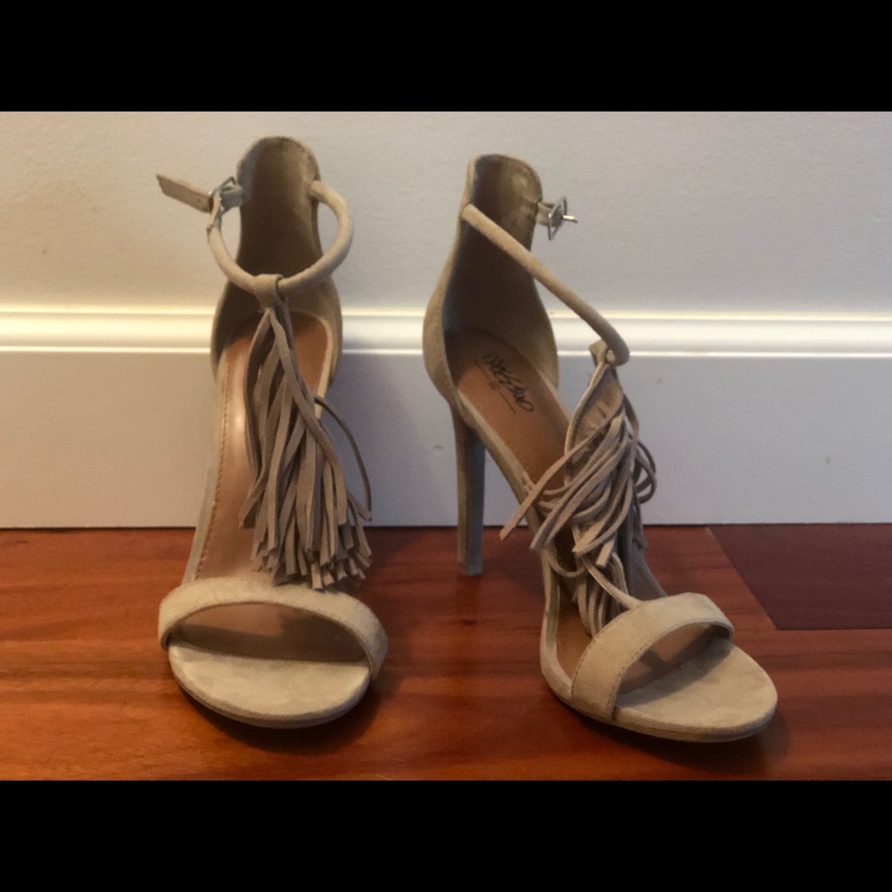 Suede High Heels